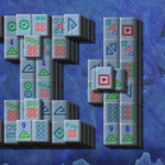 3D Mahjong Bleu Balance